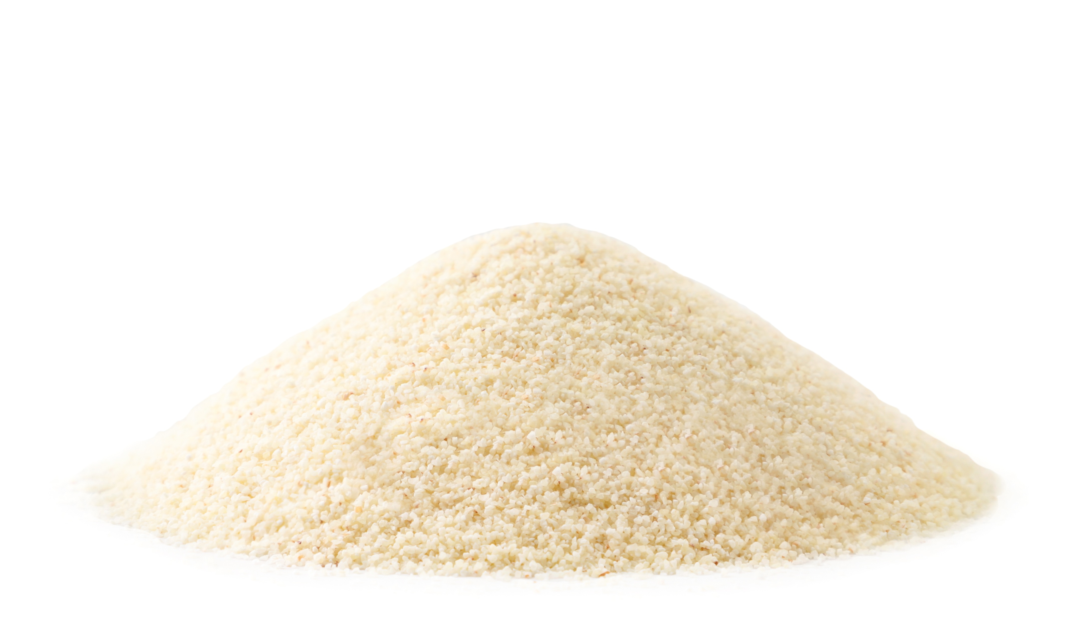 Pile of semolina