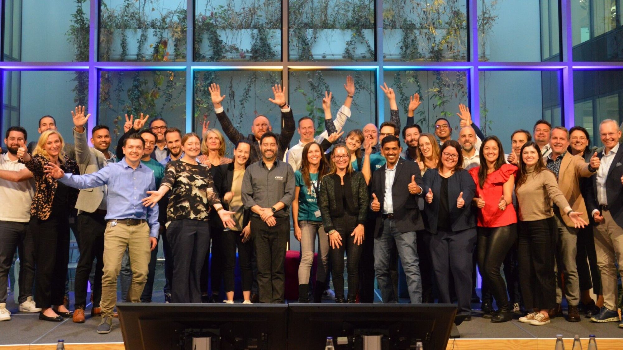 The MBM class of 2023 celebrating their successful program graduation