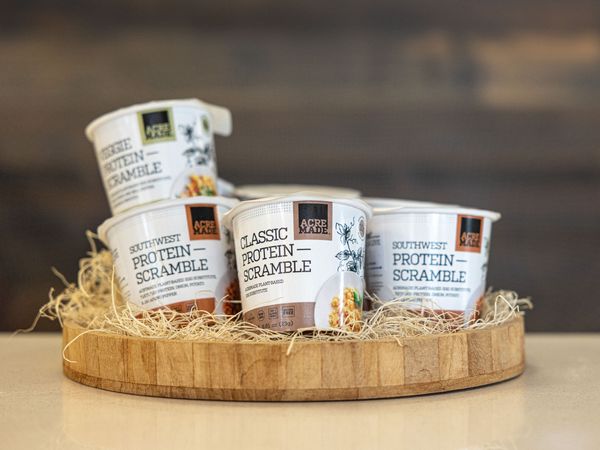 AcreMade is a CPG-focused business unit that’s producing plant-based foods, primarily egg replacement, using PURIS ingredients and other ingredients for distribution in retail and food service work.