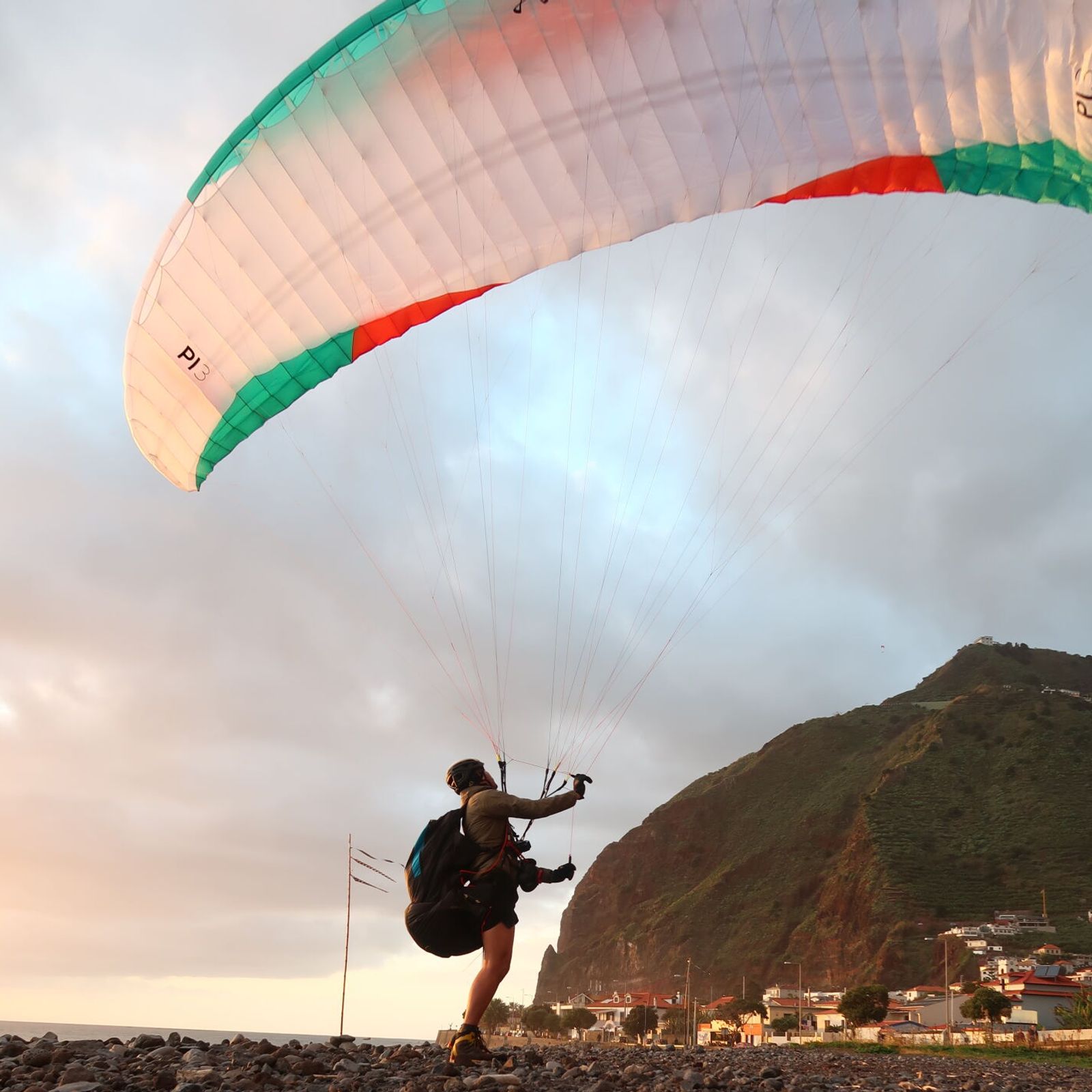 Paragliding and nature