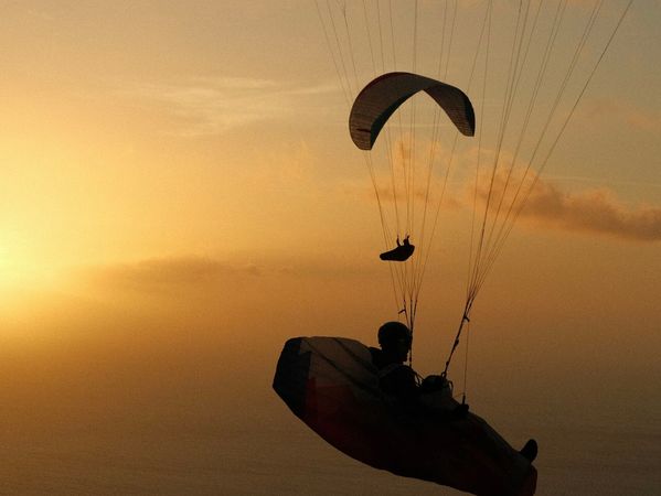 Paragliding and nature