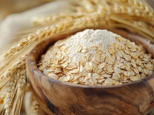 Oats in a bowl