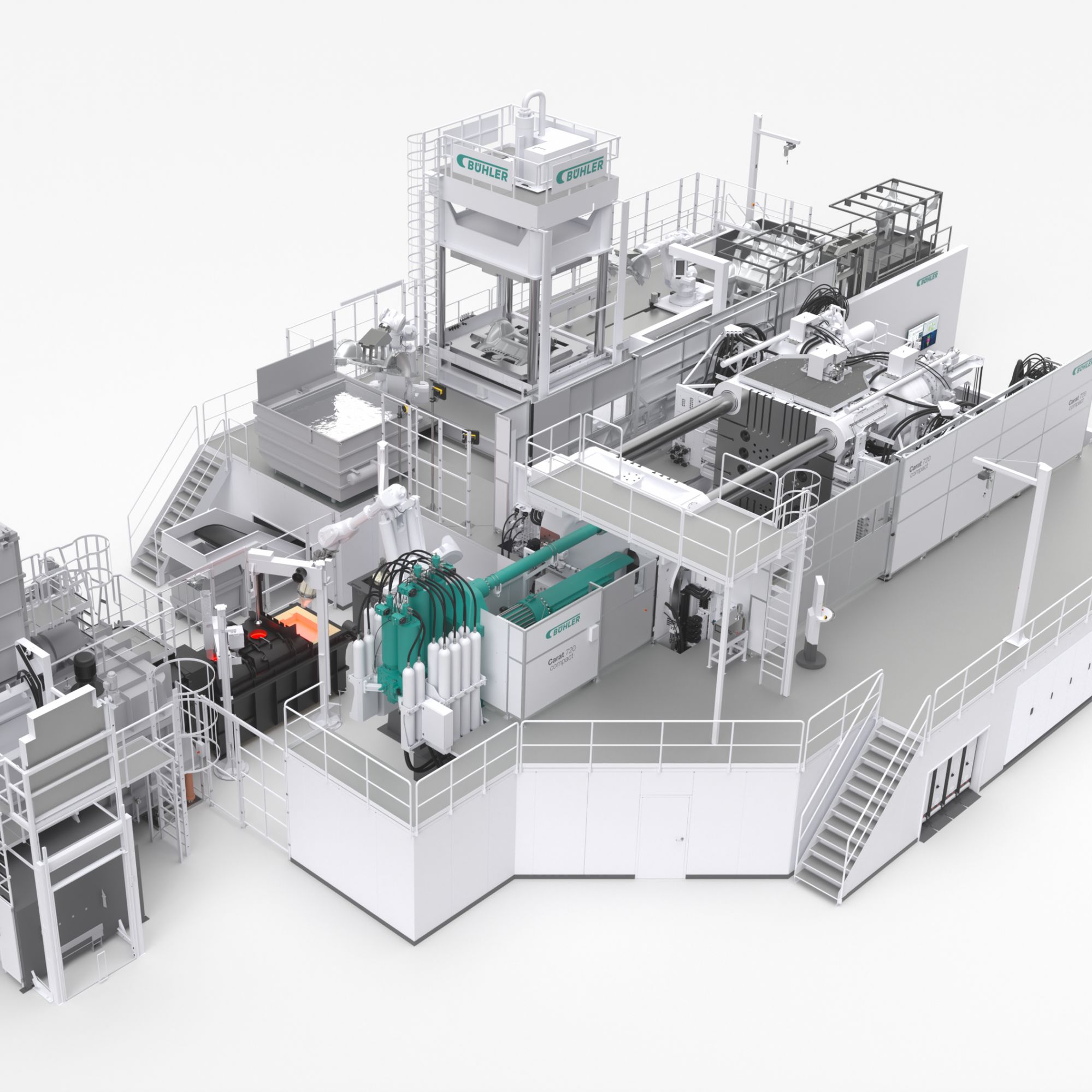 Carat megacasting cell