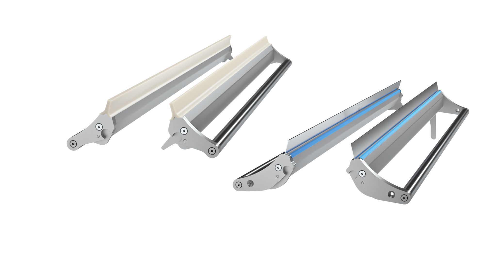 Latest generation of scraper knives