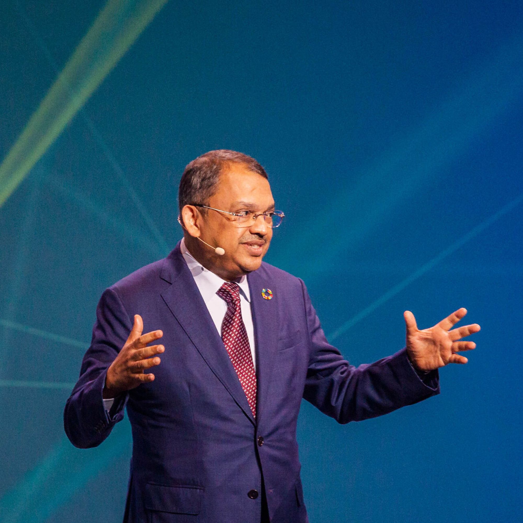 Sunny Verghese on stage NWD day 1