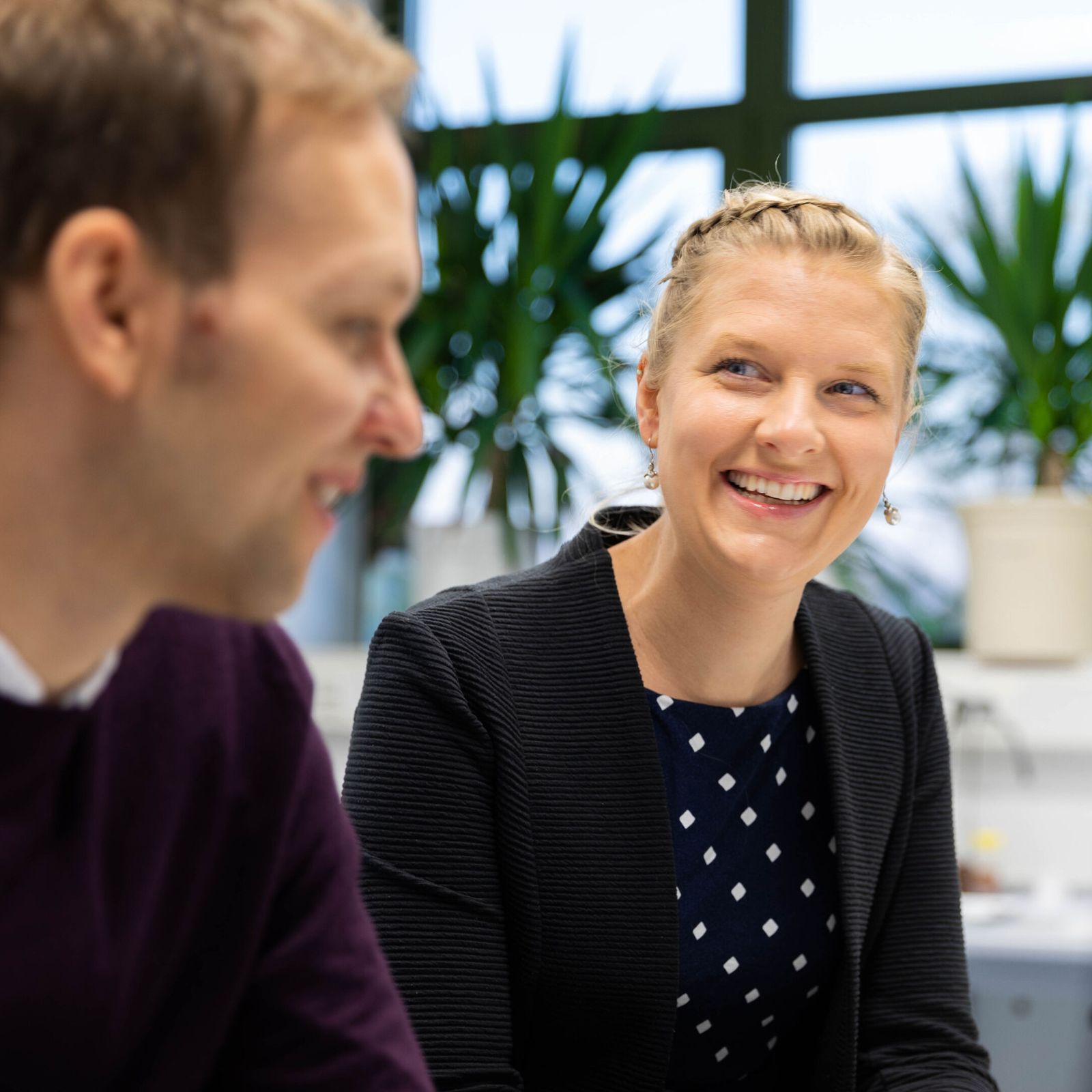 Volker Lammers and Marie-Christin Baune see enormous potential in plant-based meat alternatives.