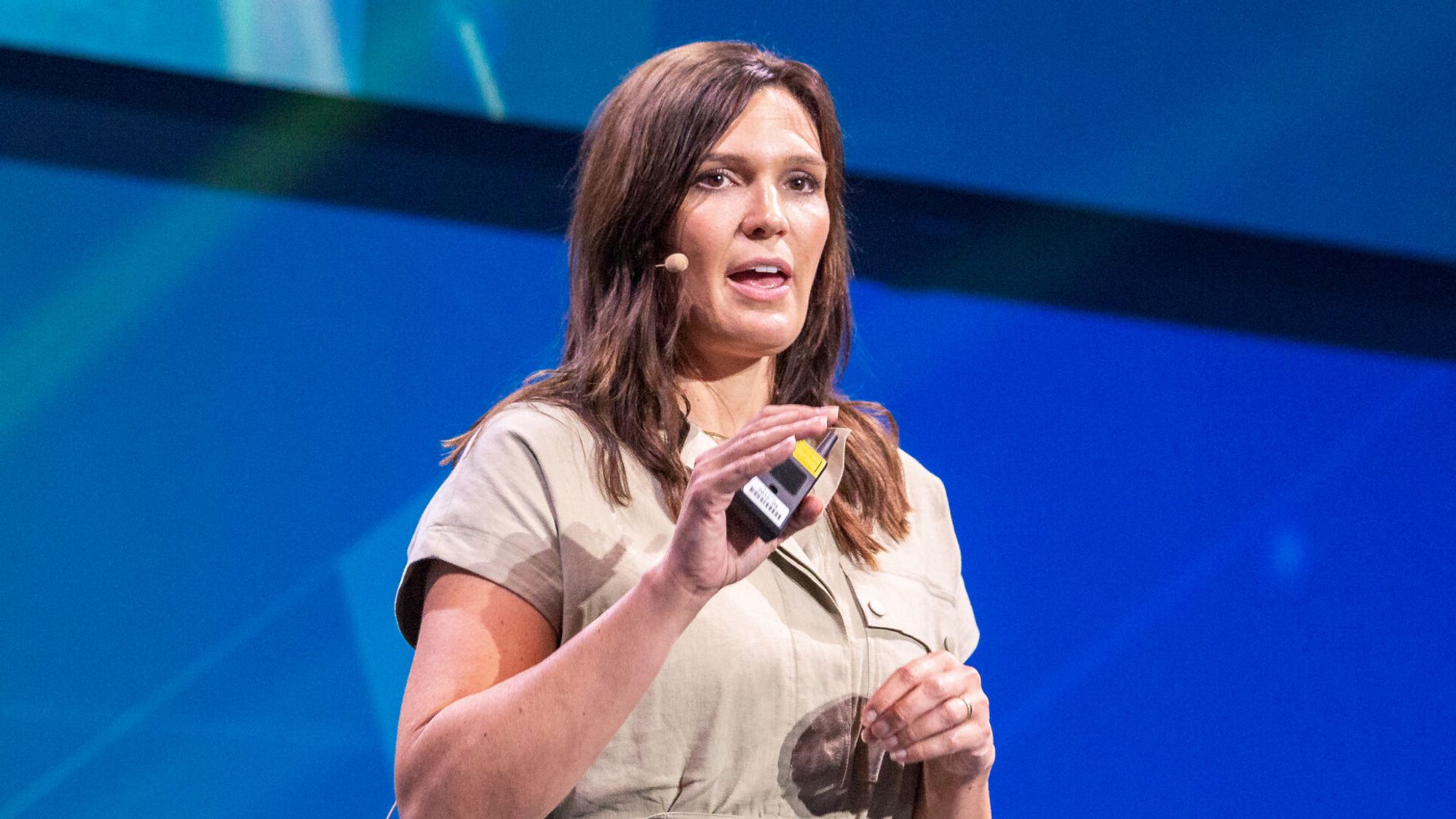 Nicole Atchison on stage NWD day 2