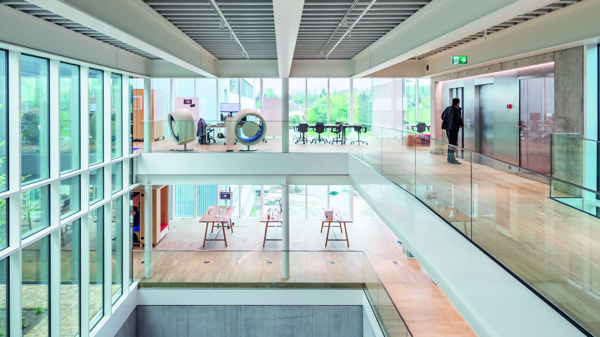 Building cubic inside view