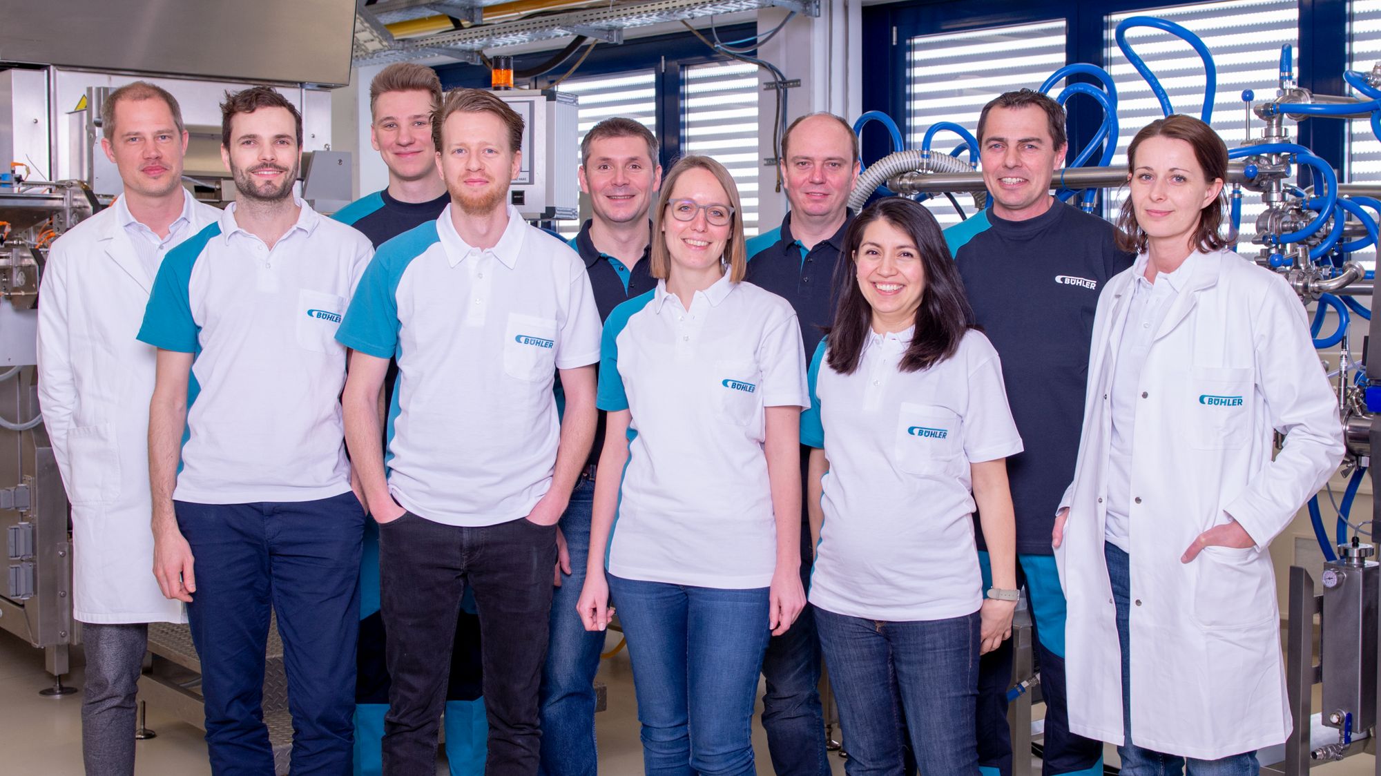 Bühler trainer and expert team.